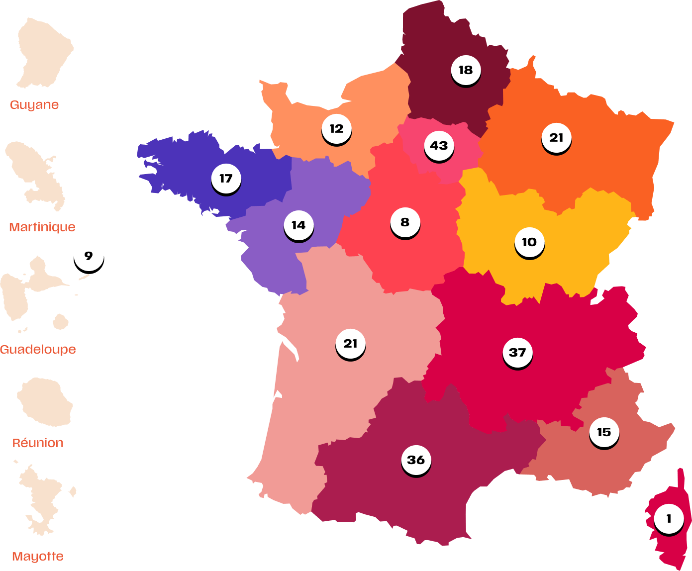 La création musicale sur tout le territoire